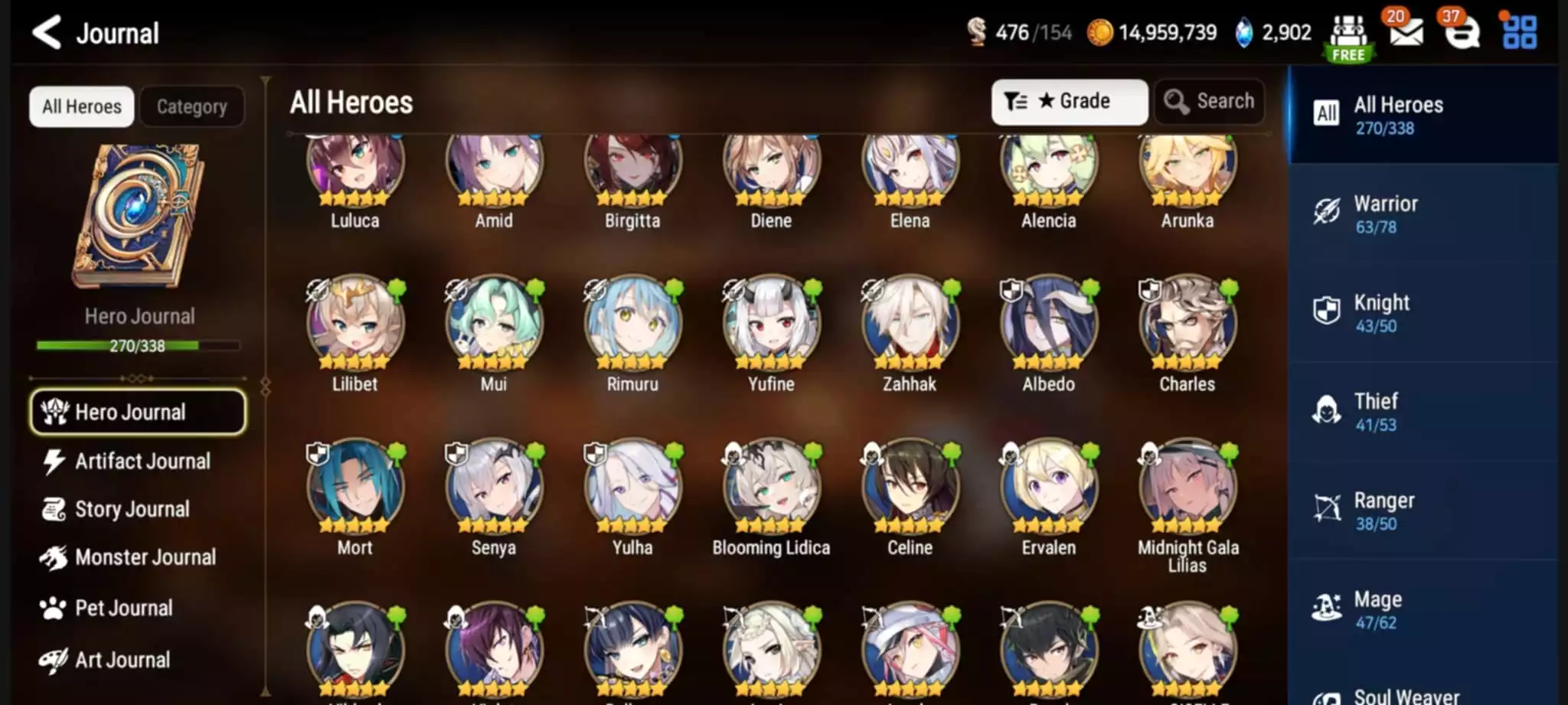 Sever Asia  26ml 5*  + 40 coin có New moonlight Harsetti  18/23 Collab  Collab guilty thiếu Baiken Collab slime thiếu milim  Full Collab Bro  Full Collab Aespa  Full Collab OVERLORD   2 khung champions Rta  Có 3 skins Rta trong hình Gom đồ lại max speed 301 Ran  96 hero 6* 265 Gear lv 90 (hơn 200 Gear cam) 225 gear lv 88