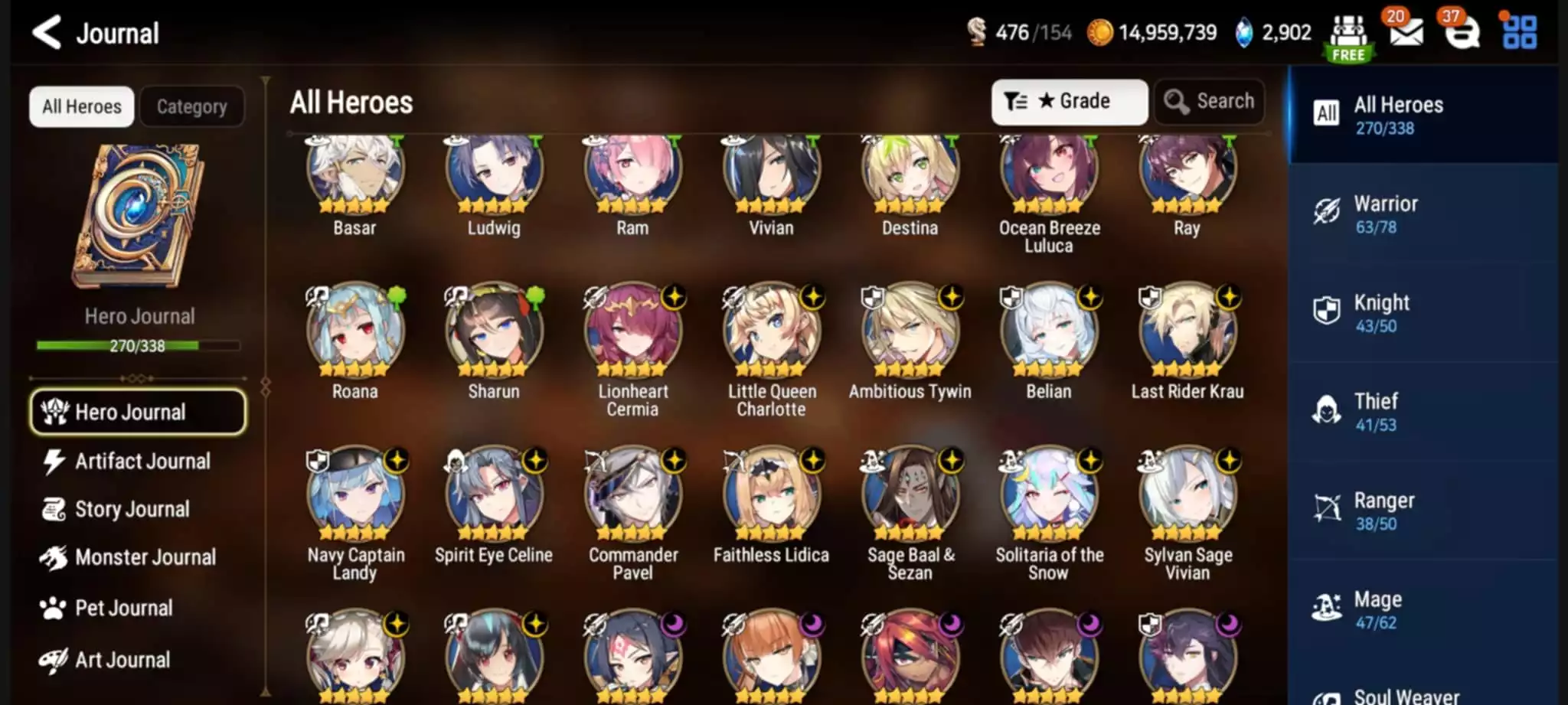 Ảnh Sever Asia  26ml 5*  + 40 coin có New moonlight Harsetti  18/23 Collab  Collab guilty thiếu Baiken Collab slime thiếu milim  Full Collab Bro  Full Collab Aespa  Full Collab OVERLORD   2 khung champions Rta  Có 3 skins Rta trong hình Gom đồ lại max speed 301 Ran  96 hero 6* 265 Gear lv 90 (hơn 200 Gear cam) 225 gear lv 88