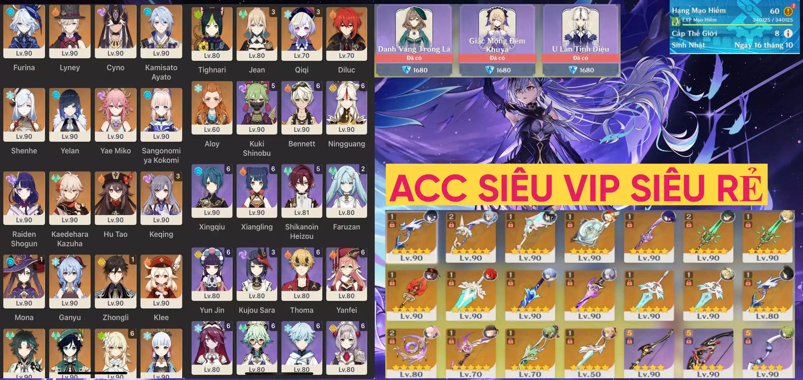 VIP SIÊU PHẨM GIÁ CỰC RẺ MAP NHIỀU