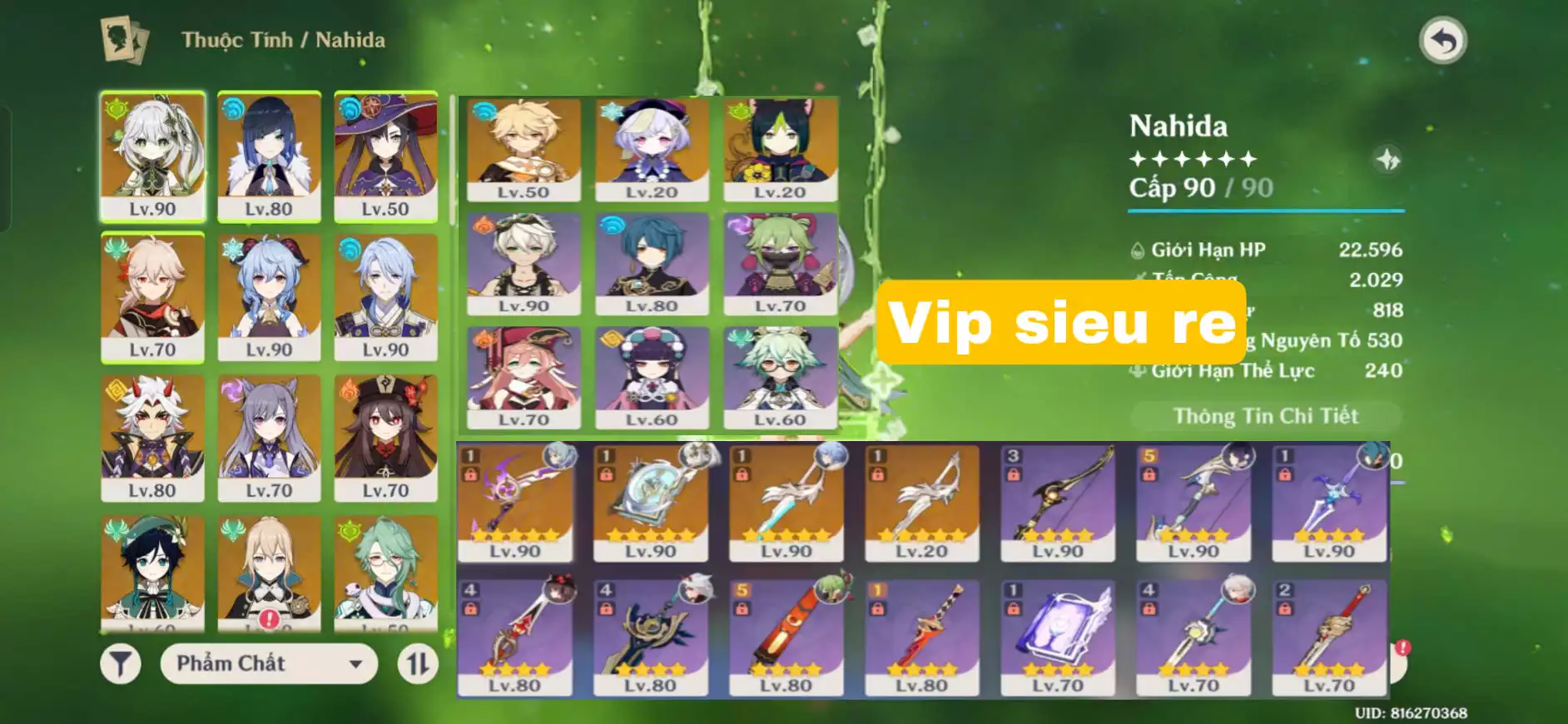 ACC VIP SIÊU RẺ