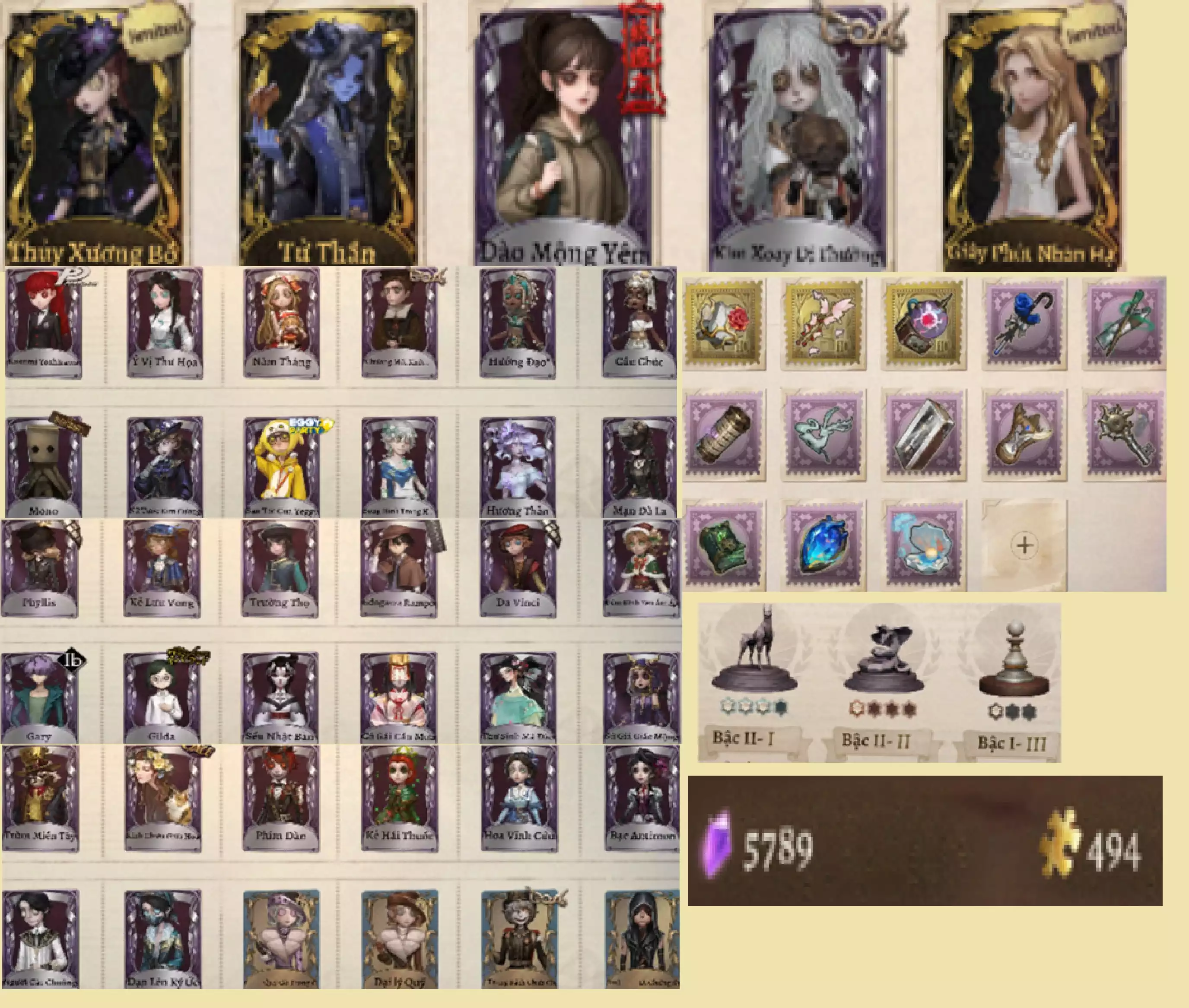 acc nhiều hoạ sĩ