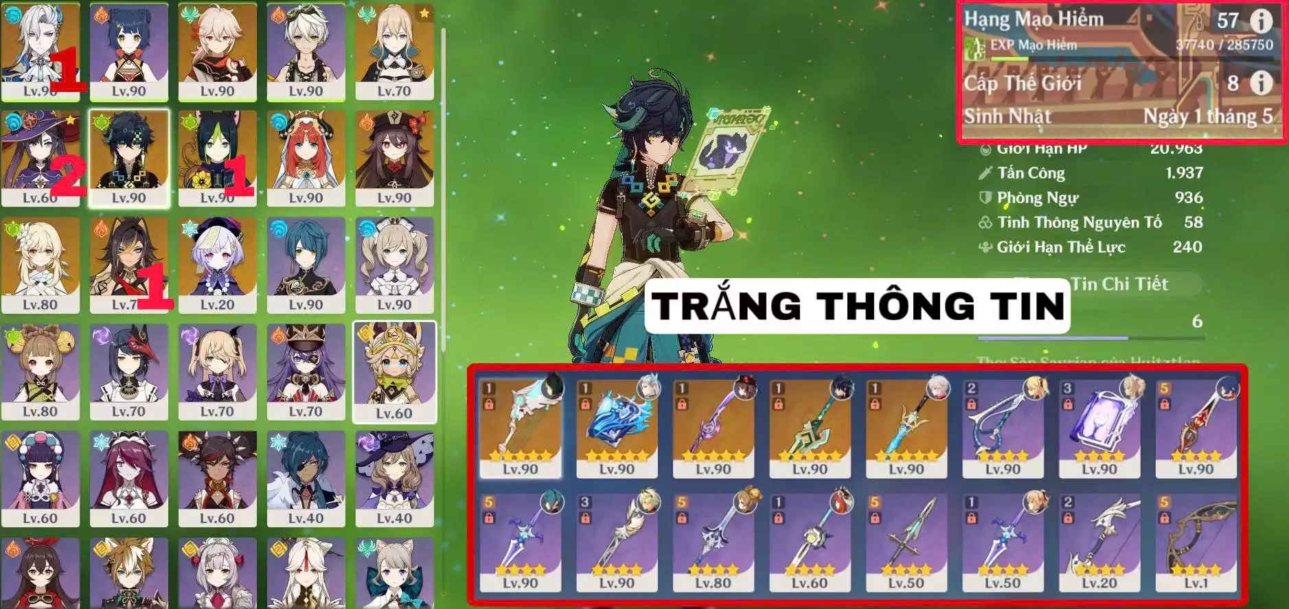 VIP : ( TRẮNG THÔNG TIN  ) TÀI NGUYÊN + MAP CÒN KHÁ NHIỀU NHÂN VẬT ĐẸP ĐÁNG ĐỂ TRẢI NGHIỆM