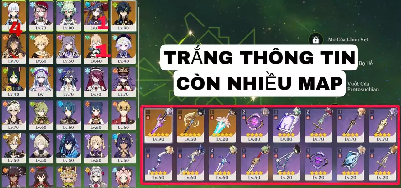 VIP : ( TRẮNG THÔNG TIN  ) TÀI NGUYÊN + MAP CÒN KHÁ NHIỀU NHÂN VẬT ĐẸP ĐÁNG ĐỂ TRẢI NGHIỆM