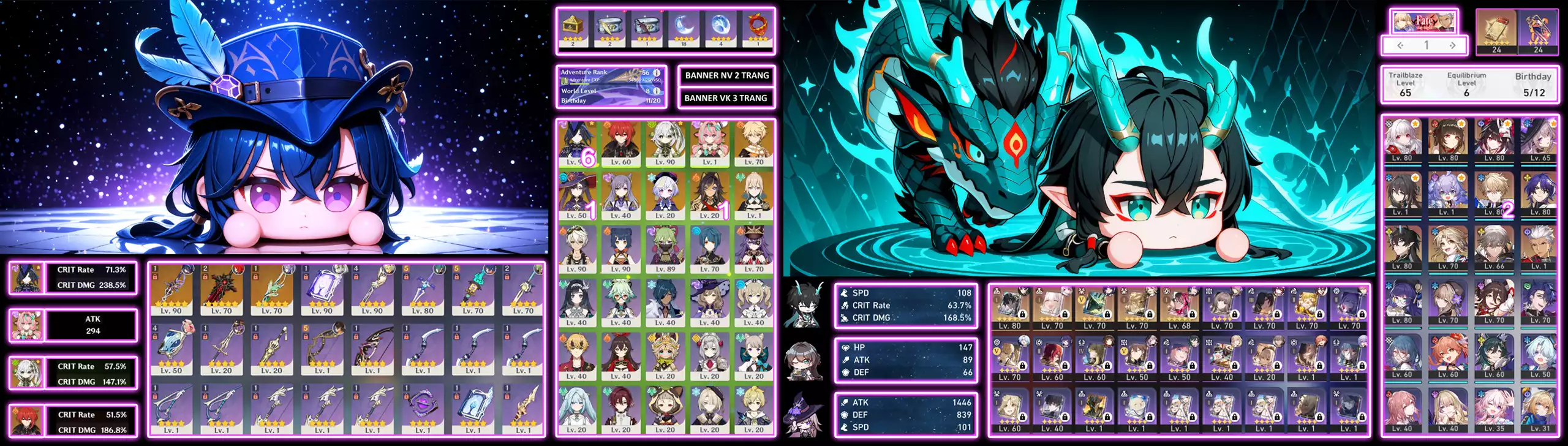 VIP - 2 GAME TRONG 1