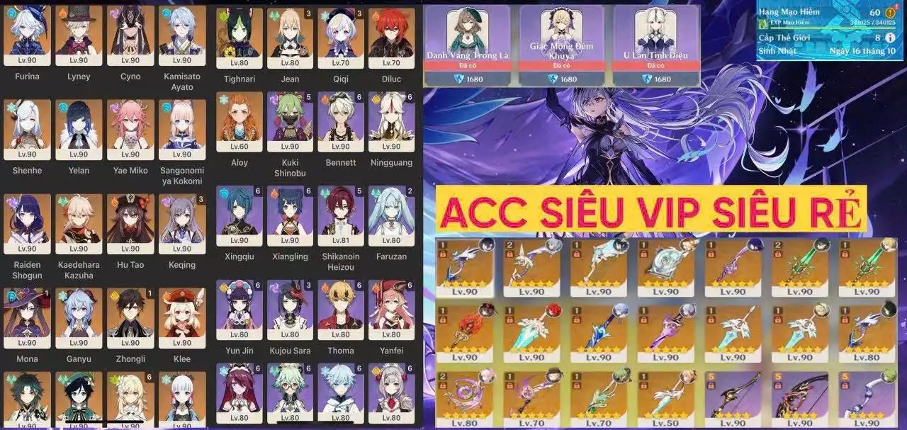 AC VIP SIU RẺ