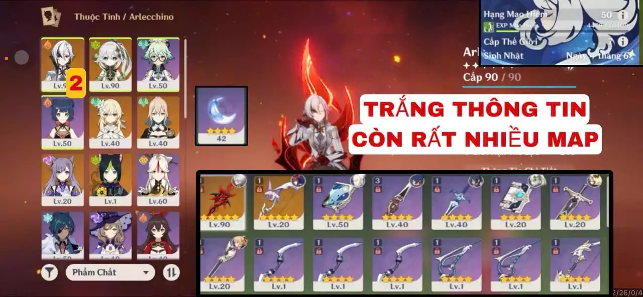 VIP : ( TRẮNG THÔNG TIN  ) TÀI NGUYÊN + MAP CÒN KHÁ NHIỀU NHÂN VẬT ĐẸP ĐÁNG ĐỂ TRẢI NGHIỆM